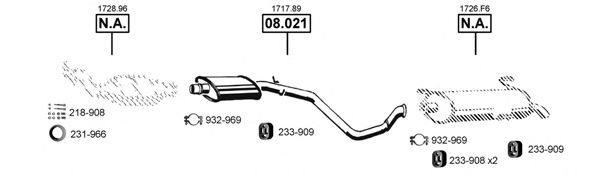 PE081975 ASMET Exhaust System Exhaust System