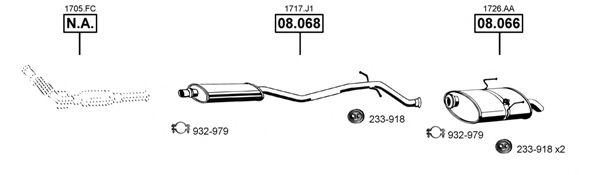 PE083530 ASMET Exhaust System Exhaust System