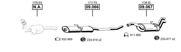 PE085130 ASMET Exhaust System