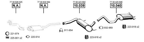 RE101870 ASMET Exhaust System