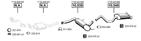 RE101875 ASMET Exhaust System
