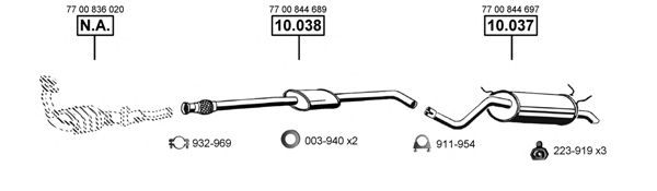 RE102330 ASMET Exhaust System Exhaust System