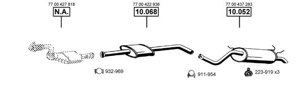 RE102415 ASMET Exhaust System Exhaust System