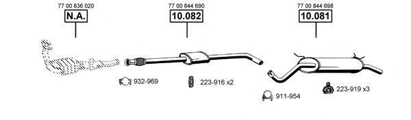 RE102435 ASMET Exhaust System