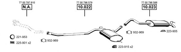 RE104570 ASMET Exhaust System Exhaust System