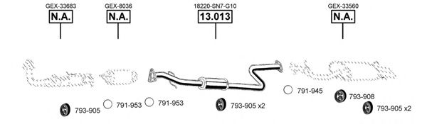 RO302310 ASMET Exhaust System Exhaust System