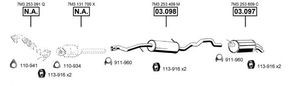 SE190290 ASMET Exhaust System Exhaust System