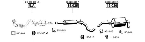 SE190415 ASMET Exhaust System Exhaust System
