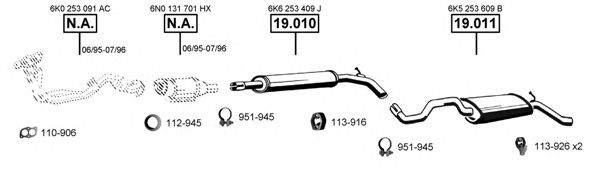 SE190640 ASMET Exhaust System Exhaust System
