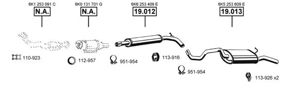 SE190780 ASMET Exhaust System Exhaust System