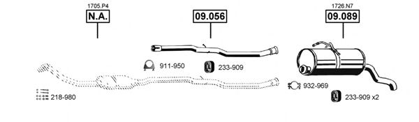 CI090285 ASMET Exhaust System Exhaust System
