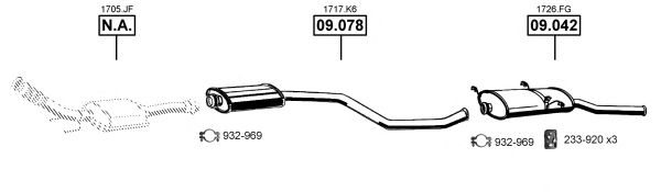 CI092605 ASMET Exhaust System Exhaust System
