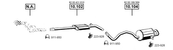 RE102465 ASMET Exhaust System