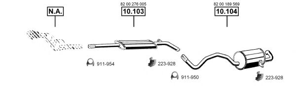 RE102470 ASMET Exhaust System