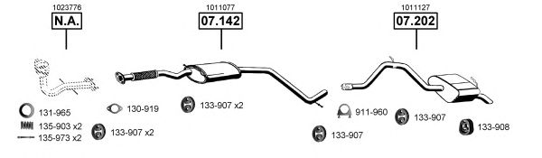 FO073700 ASMET Exhaust System