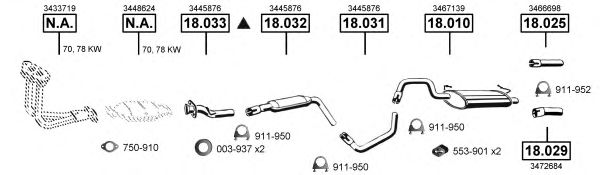 VO183790 ASMET Exhaust System