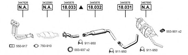 VO184200 ASMET Exhaust System