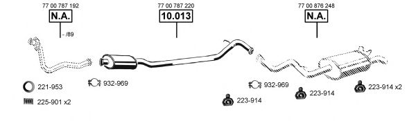 RE103920 ASMET Exhaust System