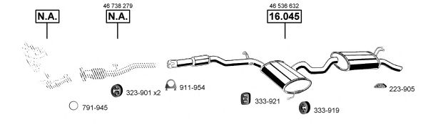 FI160297 ASMET Exhaust System Exhaust System