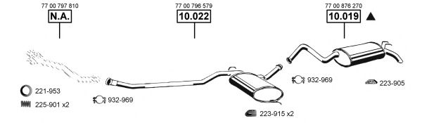 RE104700 ASMET Exhaust System