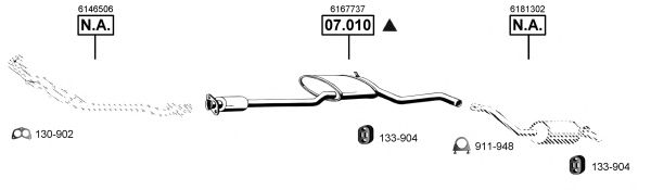 FO074665 ASMET Exhaust System Exhaust System