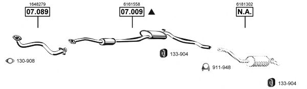 FO074940 ASMET Exhaust System