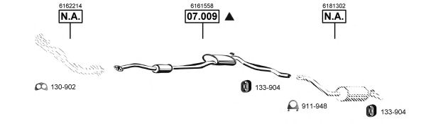 FO074620 ASMET Exhaust System Exhaust System