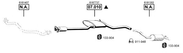 FO074735 ASMET Exhaust System