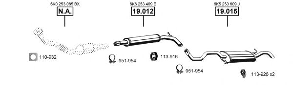 SE190765 ASMET Exhaust System Exhaust System