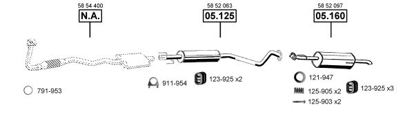 OP051120 ASMET Exhaust System Exhaust System