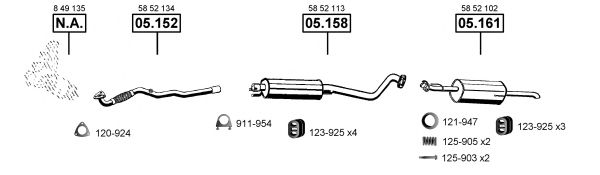 OP051325 ASMET Exhaust System Exhaust System
