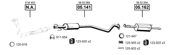 OP051515 ASMET Exhaust System Exhaust System