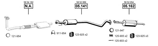 OP051520 ASMET Exhaust System Exhaust System