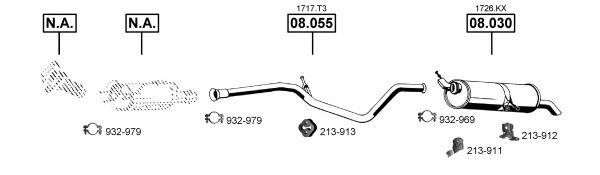 PE082710 ASMET Exhaust System Exhaust System