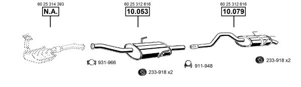 RE100910 ASMET Exhaust System Exhaust System