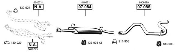 FO075495 ASMET Exhaust System