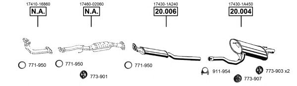 TO201100 ASMET Exhaust System