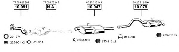 RE100902 ASMET Exhaust System Exhaust System