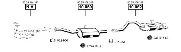 RE100905 ASMET Exhaust System Exhaust System
