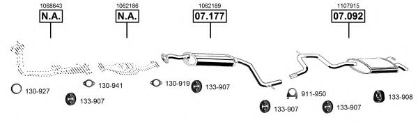 FO073540 ASMET Exhaust System Exhaust System