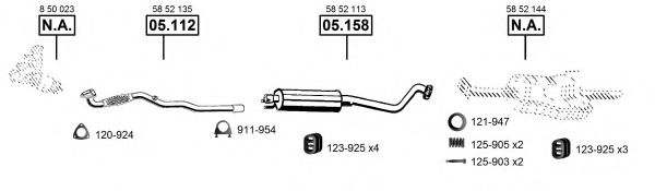 OP051410 ASMET Exhaust System Exhaust System
