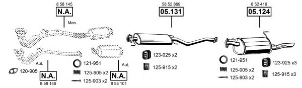 OP055230 ASMET Exhaust System Exhaust System