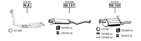 OP055285 ASMET Exhaust System Exhaust System