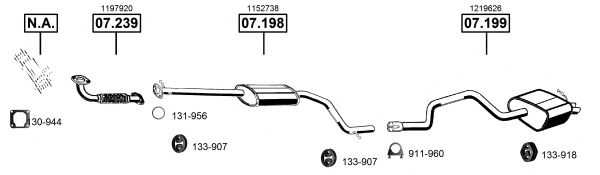 FO073730 ASMET Exhaust System