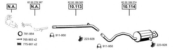 RE102482 ASMET Exhaust System Exhaust System