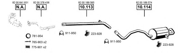 RE104755 ASMET Exhaust System