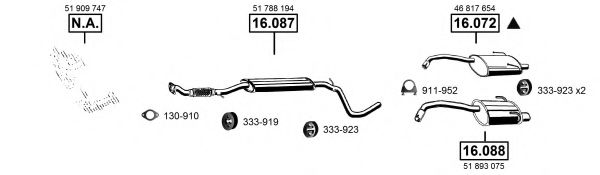 FI161760 ASMET Exhaust System Exhaust System