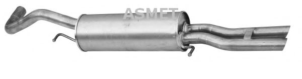 06.009 ASMET Exhaust System End Silencer