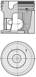40622600 KOLBENSCHMIDT Wheel Suspension Cover Plate, dust-cover wheel bearing