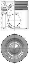 40670600 KOLBENSCHMIDT Wheel Suspension Shaft Seal, wheel bearing